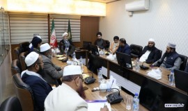 دیدار هیئت علمای بنگلادش با دکتر شهریاری دبیرکل مجمع جهانی تقریب 2/12/1402