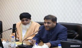 دیدار هیئت علمای بنگلادش با دکتر شهریاری دبیرکل مجمع جهانی تقریب 2/12/1402