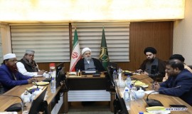دیدار هیئت علمای بنگلادش با دکتر شهریاری دبیرکل مجمع جهانی تقریب 2/12/1402