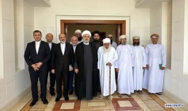 دیدار دبیرکل مجمع تقریب با مفتی اعظم عمان 20/12/1402