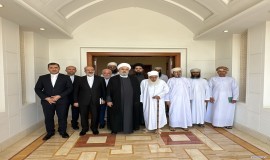 دیدار دبیرکل مجمع تقریب با مفتی اعظم عمان 20/12/1402