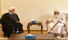 دیدار دبیرکل مجمع تقریب با مفتی اعظم عمان 20/12/1402