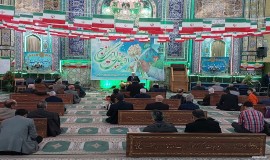 دیدار دبیرکل مجمع تقریب با نماینده ولی فقیه در شهرستان ورامین و ایرد سخنرانی در مسجد جامع شهرستان 5/12/1402