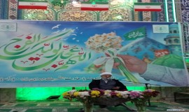 دیدار دبیرکل مجمع تقریب با نماینده ولی فقیه در شهرستان ورامین و ایرد سخنرانی در مسجد جامع شهرستان 5/12/1402