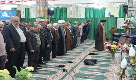 دیدار دبیرکل مجمع تقریب با نماینده ولی فقیه در شهرستان ورامین و ایرد سخنرانی در مسجد جامع شهرستان 5/12/1402