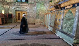 دیدار با تولیت و زیارت آستان سیدعلاءالدین حسین