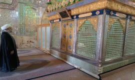 دیدار با تولیت و زیارت آستان سیدعلاءالدین حسین