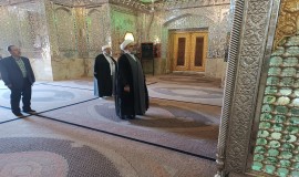 دیدار با تولیت و زیارت آستان سیدعلاءالدین حسین