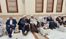 دیدار دبیرکل و اعضای شورای عالی مجمع تقریب با سیدعمار الحکیم رئیس جریان حکمت ملی عراق 1403/2/22