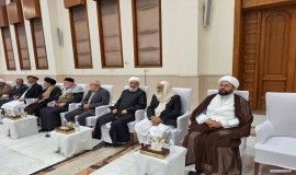 دیدار دبیرکل و اعضای شورای عالی مجمع تقریب با سیدعمار الحکیم رئیس جریان حکمت ملی عراق 1403/2/22