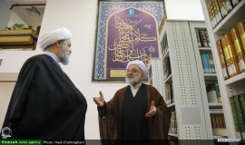 بازدید دبیرکل مجمع جهانی تقریب مذاهب اسلامی از کتابخانه تخصصی علوم حدیث در قم 11/9/1403