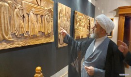 بازدید دبیرکل از بخش هنری آستان کاظمین