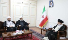 دیدار دبیرکل مجمع تقریب با رئیس جامعه مدرسین حوزه علمیه قم -1403/2/12