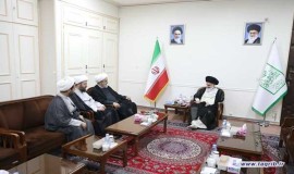دیدار دبیرکل مجمع تقریب با رئیس جامعه مدرسین حوزه علمیه قم -1403/2/12