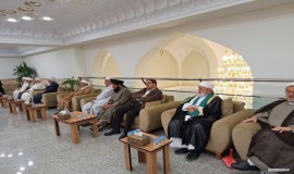 دیدار دبیرکل و اعضای شورای عالی مجمع تقریب با نماینده ولی فقیه در نجف اشرف