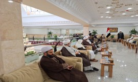 دیدار دبیرکل و اعضای شورای عالی مجمع تقریب با نماینده ولی فقیه در نجف اشرف