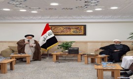 دیدار دبیرکل و اعضای شورای عالی مجمع تقریب با نماینده ولی فقیه در نجف اشرف