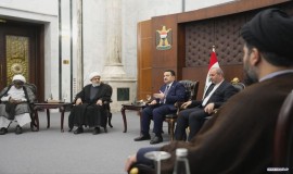 دیدار دبیرکل و اعضای شورای عالی مجمع تقریب با نخست وزیر عراق 1403/2/22