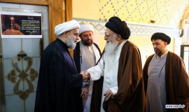 مراسم هفتمین روز درگذشت پدر دبیرکل مجمع جهانی تقریب مذاهب اسلامی در قم (23/1/1404)