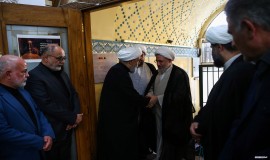 مراسم هفتمین روز درگذشت پدر دبیرکل مجمع جهانی تقریب مذاهب اسلامی در قم (23/1/1404)