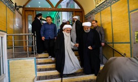 مراسم هفتمین روز درگذشت پدر دبیرکل مجمع جهانی تقریب مذاهب اسلامی در قم (23/1/1404)
