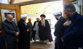 مراسم هفتمین روز درگذشت پدر دبیرکل مجمع جهانی تقریب مذاهب اسلامی در قم (23/1/1404)
