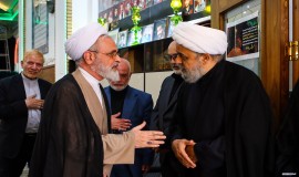 مراسم هفتمین روز درگذشت پدر دبیرکل مجمع جهانی تقریب مذاهب اسلامی در قم (23/1/1404)