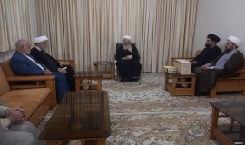 دیدار دبیرکل مجمع تقریب با آیت‌الله جوادی آملی (4/6/1404)