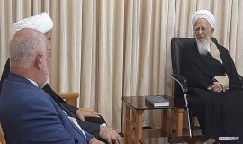 دیدار دبیرکل مجمع تقریب با آیت‌الله جوادی آملی (4/6/1404)