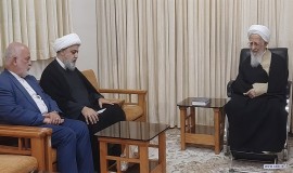 دیدار دبیرکل مجمع تقریب با آیت‌الله جوادی آملی (4/6/1404)