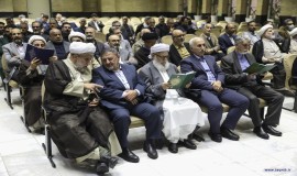مراسم ترحیم ابوی دبیر کل دکتر حمید شهریاری در مسجد نور تهران