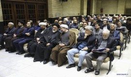 مراسم ترحیم ابوی دبیر کل دکتر حمید شهریاری در مسجد نور تهران