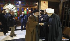 مراسم ترحیم ابوی دبیر کل دکتر حمید شهریاری در مسجد نور تهران