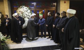 مراسم ترحیم ابوی دبیر کل دکتر حمید شهریاری در مسجد نور تهران