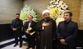 مراسم ترحیم ابوی دبیر کل دکتر حمید شهریاری در مسجد نور تهران