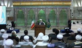 تجدید میثاق میهمانان سی و نهمین کنفرانس وحدت اسلامی با آرمان های امام خمینی(ره)