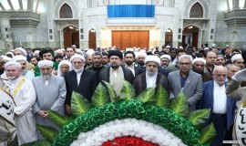 تجدید میثاق میهمانان سی و نهمین کنفرانس وحدت اسلامی با آرمان های امام خمینی(ره)